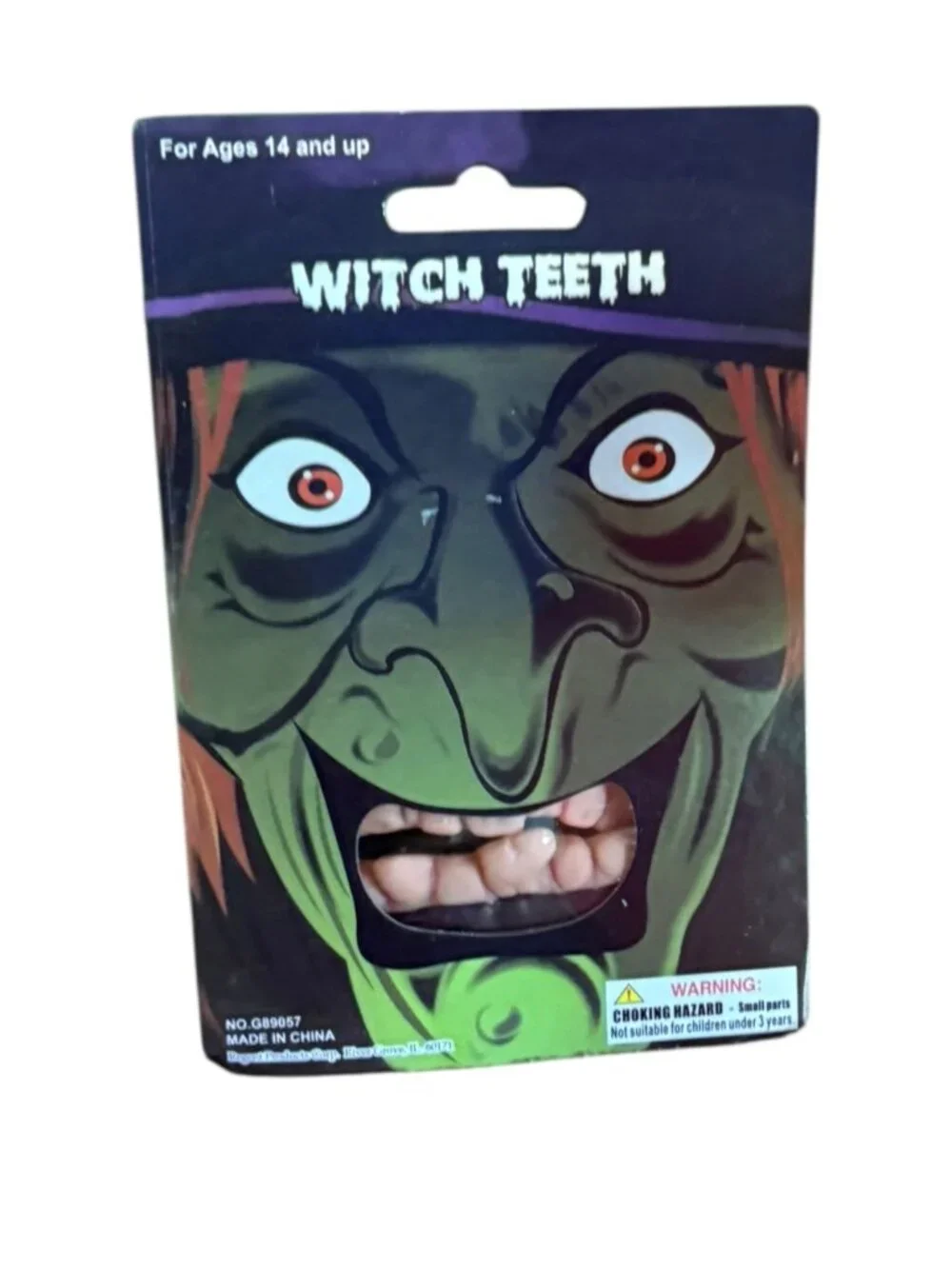 New in Package Witch Teeth – Halloween Costume Accessory